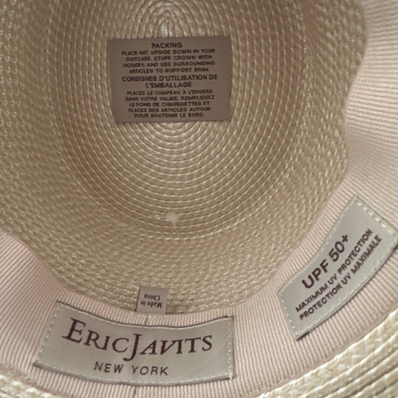 Eric Javits Daphne Sun Hat in Original Cream - UPF 50 - Picture 4 of 5